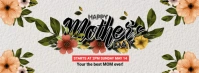 Mother`s Day Greetings Card Фотография обложки профиля Facebook template