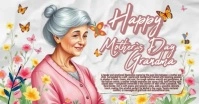 Mother`sDay Celebration Greetings Facebook begivenhed cover template