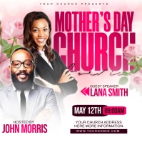 Mother’s day church flyer Pos Instagram template