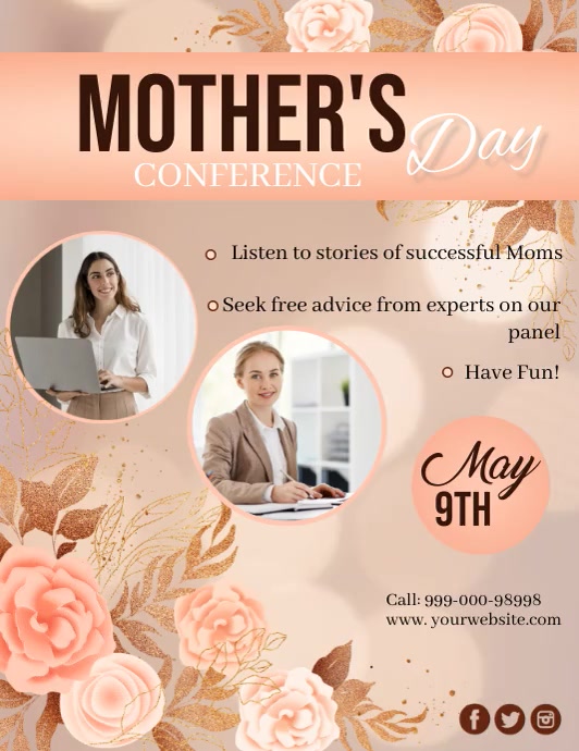 Mother's Day Program Flyers Template | PosterMyWall