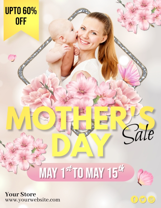 Mother's Day, Sale Template PosterMyWall