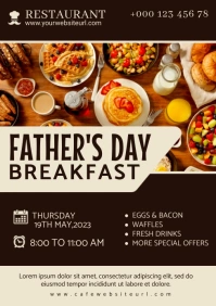 mother's day, father's day A4 template