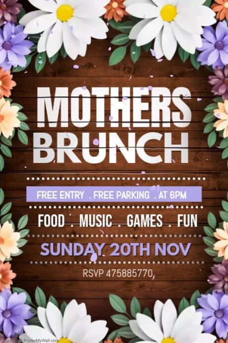 Mother's day , women's day Plakat template