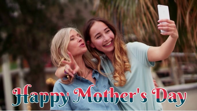 Mother's Day Facebook Cover Video (16:9) template