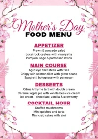 Mother's Day Ads A4 template