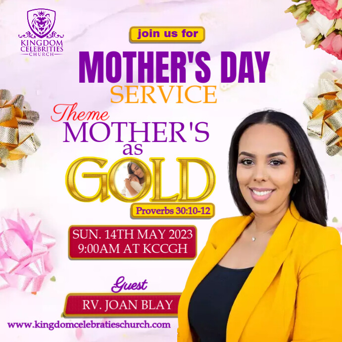 Mother's day and Church Flyer Template | PosterMyWall
