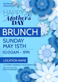 MOTHER'S DAY BRUNCH A3 template