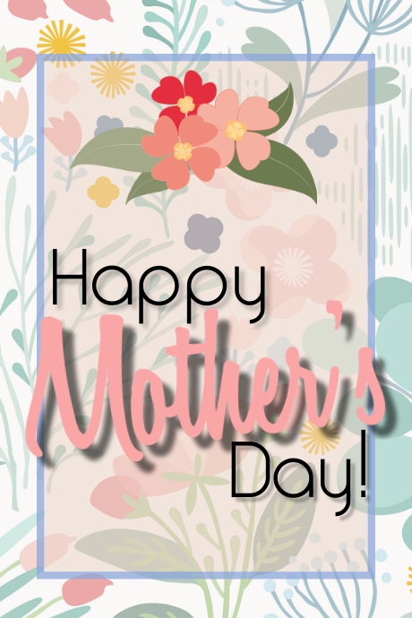 Mother's Day Card Grafika na Tumblr template