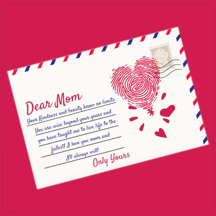 mother's day card Instagram Post template