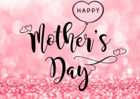 Mother's Day Card Carte postale template