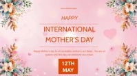 MOTHER'S  DAY CARD MESSAGE Voorlegging (16:9) template