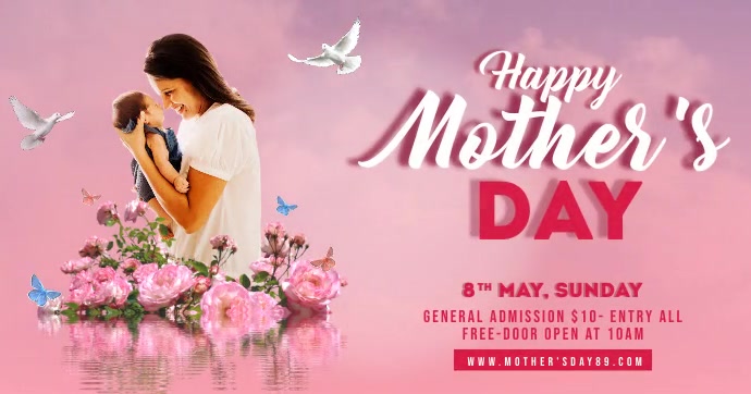 Mother's Day Celebrate Facebook Post template