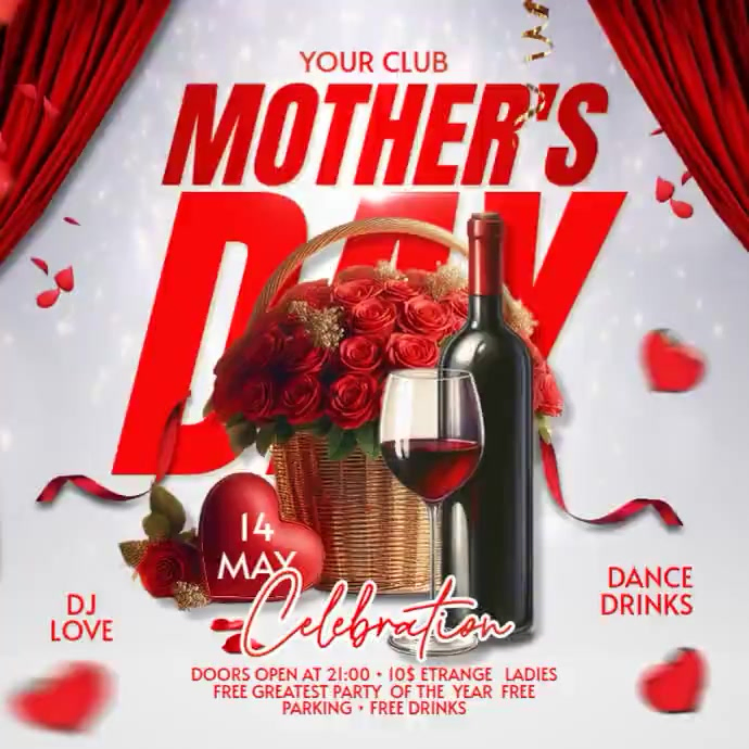 Mother's Day Celebration Instagram Post Video Template | PosterMyWall