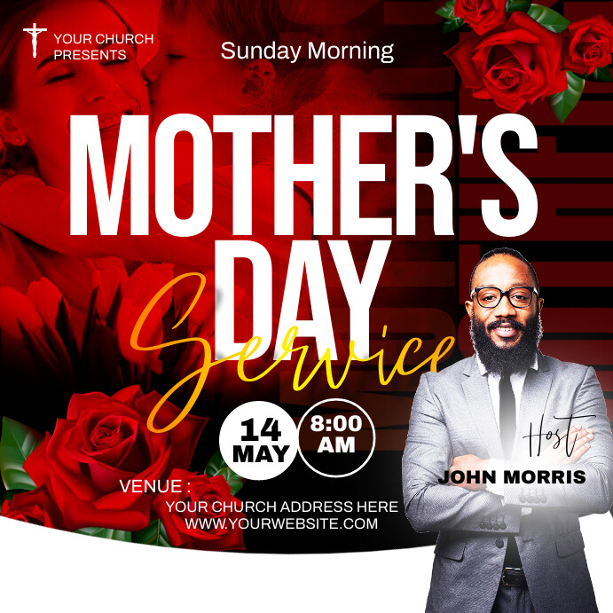 Copy of Mother's day church flyer | PosterMyWall
