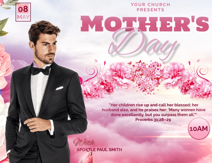 Mother's Day Church Flyers 2022 Template | PosterMyWall