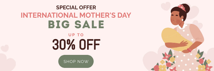 mother's day Nagłówek wiadomości e-mail template