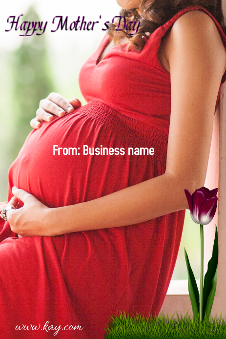 Mother's Day Grafika na Pinterest template