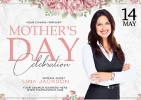 Mother's day Postcard template