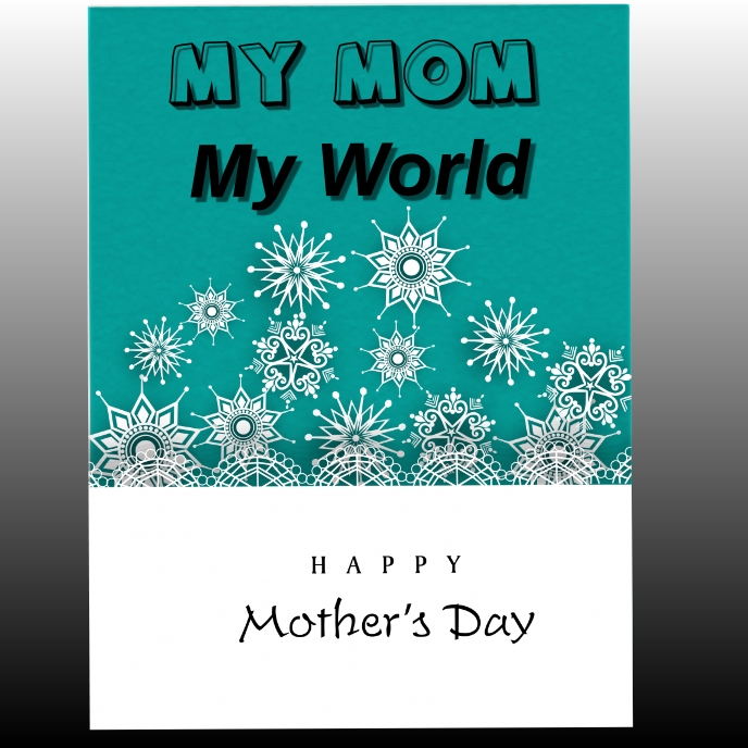 Mother's day Okładka albumu template