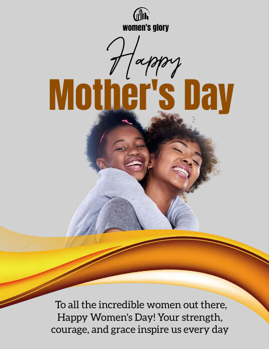 Mother's day Flyer (US Letter) template