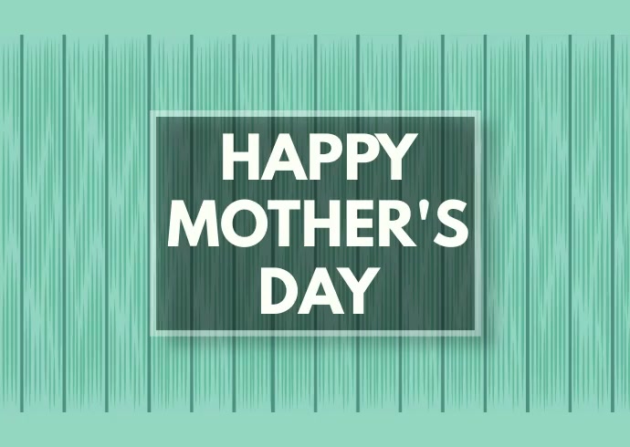 Mother's Day Postcard template