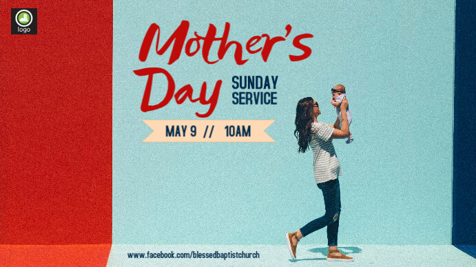 Mother's Day Ekran reklamowy (16:9) template