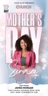 MOTHER'S DAY Banner Roll Up 3' × 6' template