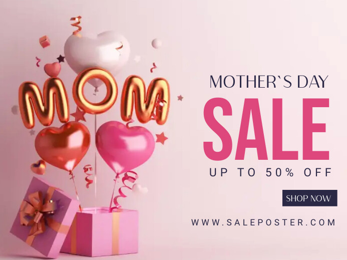 mother's day Znak podwórkowy template