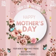 Mother's day Kwadrat (1:1) template