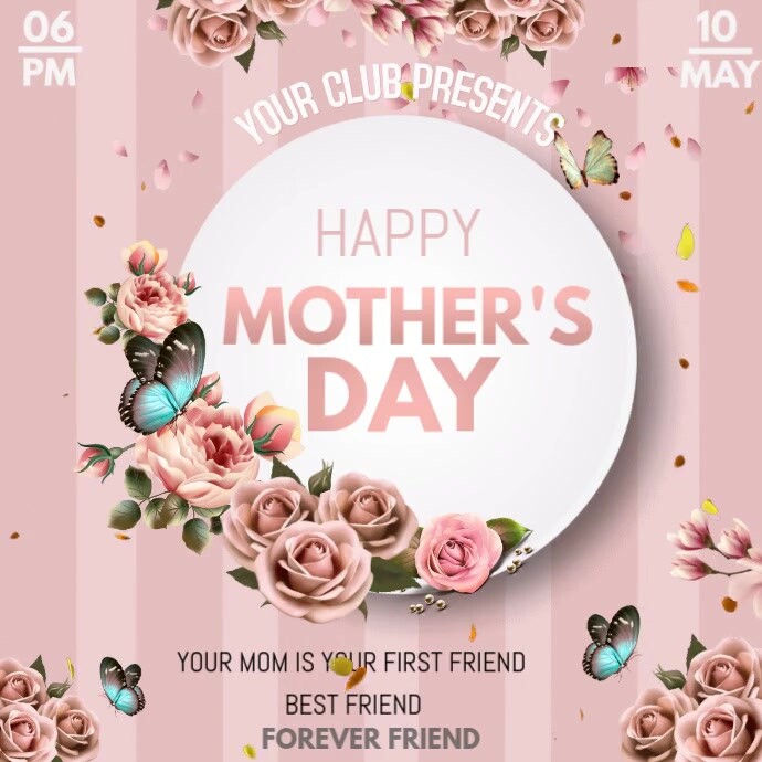 Mother's day Kwadrat (1:1) template