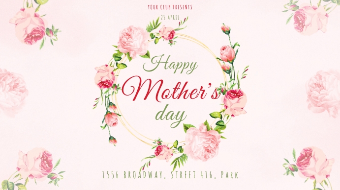 Mother's Day Display template