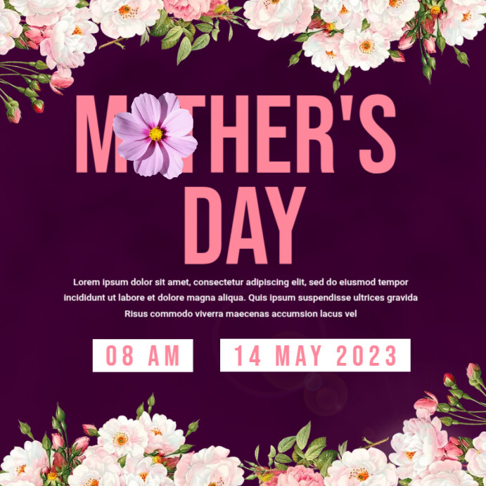 Mother's Day Event Template PosterMyWall