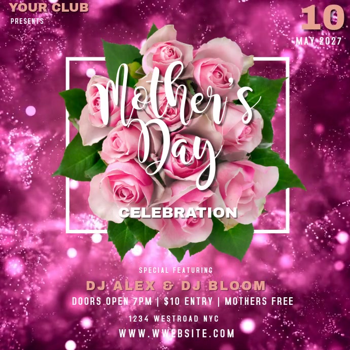 Mother's day Event template PosterMyWall