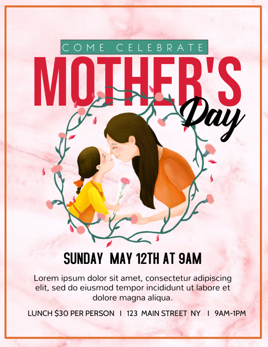 Copy of Mother's Day Flyer PosterMyWall