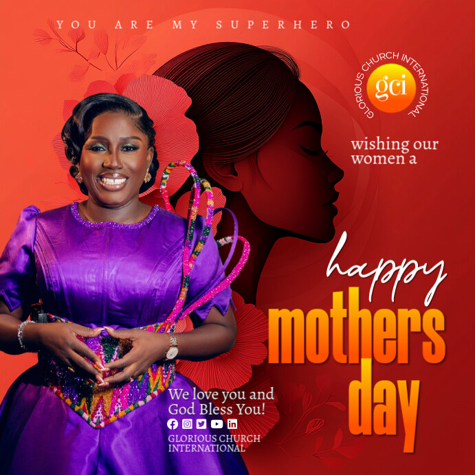 Mother's day flyer template Instagram Post