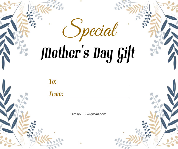 Mother's day gifts card Template | PosterMyWall