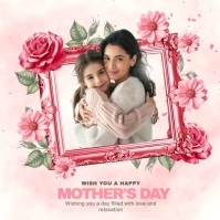 mother's day greeting card Wpis na Instagrama template