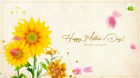 mother's day greetings Affichage numérique (16:9) template