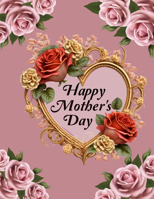 Mother's Day Heart Template | PosterMyWall