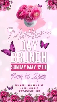 Mother's day Instagram Story Digital Display (9:16) template