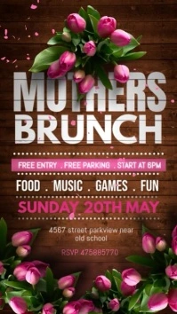 Mother's day invites Historia de Instagram template