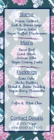 Mother's Day Menu Half Page Letter template