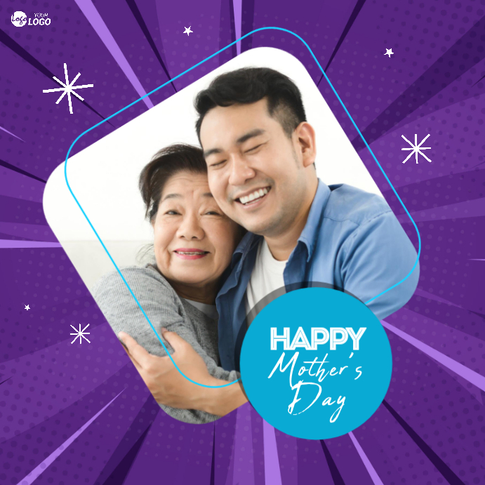 Mother's Day Mother Photo Post Template | PosterMyWall