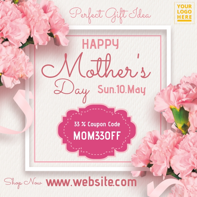 Mother's Day Online Retail Design Template PosterMyWall