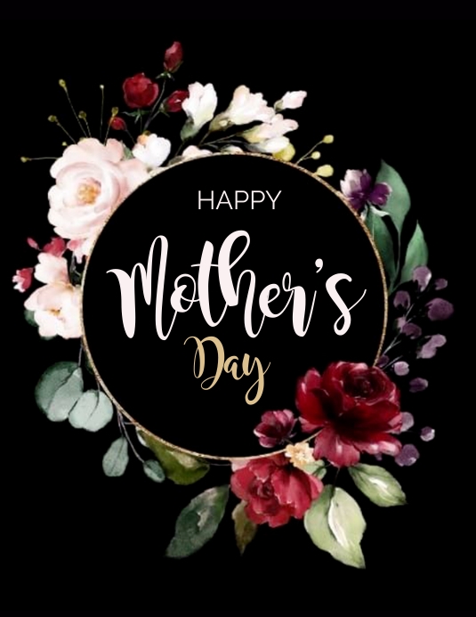 Mother's day post Flyer (US Letter) template