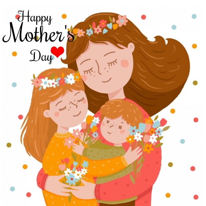 MOTHER'S DAY POSTER template