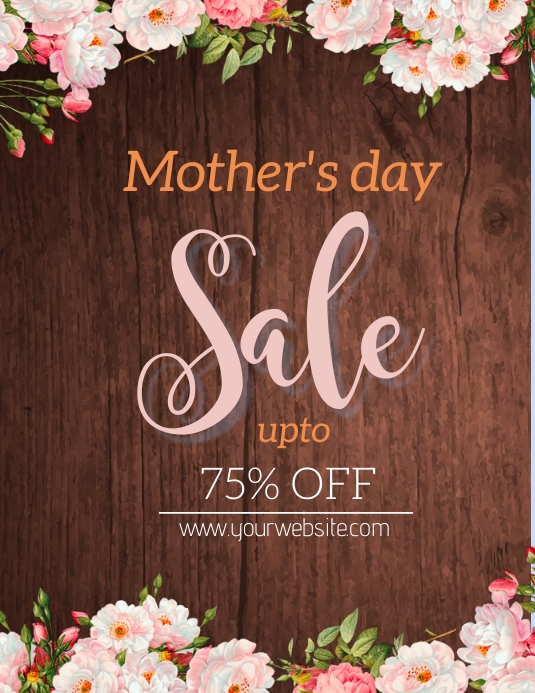 mother's day poster Flyer (US Letter) template