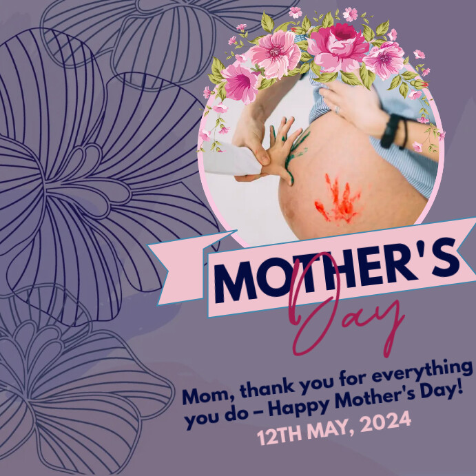 mother's day poster Template PosterMyWall
