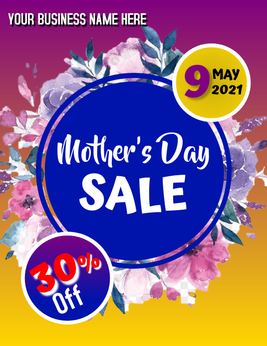 Mother's Day Sale 2021 Template PosterMyWall