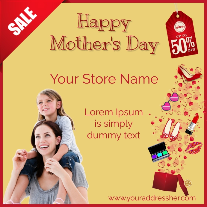 Mother's day sale Template PosterMyWall